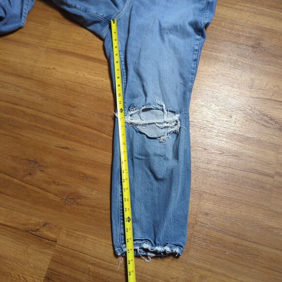 Good American Good Classic Jeans Women's Size 20 Distressed Boot Cut Denim - Picture 9 of 14